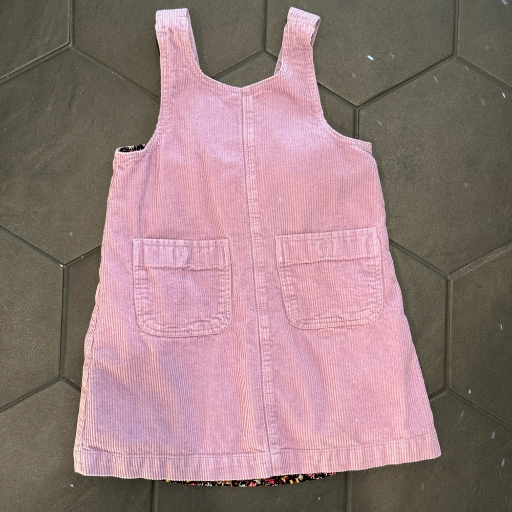 Light Purple Corduroy Kids Dress
